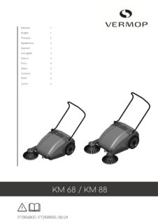 Bedienungsanleitung VERMOP KM 68 & KM 88