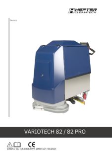 BEDIENUNGSANLEITUNG VARIOTECH 82 / 82 PRO